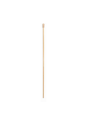 5 ft.x1 in. Varnished 1-PC Wood Pole Ball-6 Pack