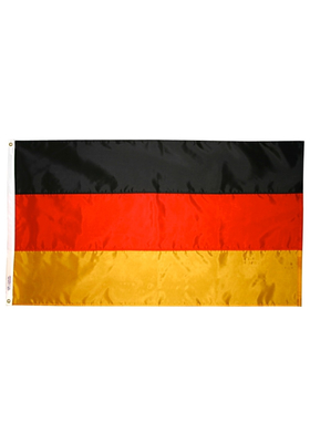 2x3 ft. Nylon Germany Flag Pole Hem Plain