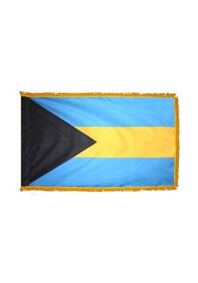 2x3 ft. Nylon Bahamas Flag Pole Hem and Fringe