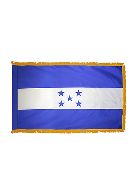 4x6 ft. Nylon Honduras Flag Pole Hem and Fringe