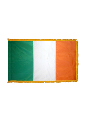 3x5 ft. Nylon Ireland Flag Pole Hem and Fringe