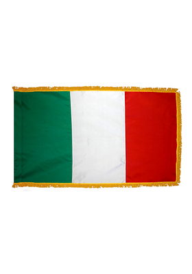 4x6 ft. Nylon Italy Flag Pole Hem and Fringe