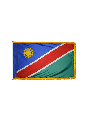 2x3 ft. Nylon Namibia Flag Pole Hem and Fringe