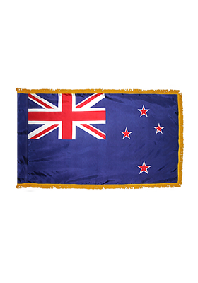 2x3 ft. Nylon New Zealand Flag Pole Hem and Fringe