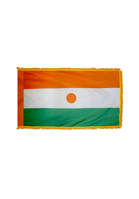2x3 ft. Nylon Niger Flag Pole Hem and Fringe
