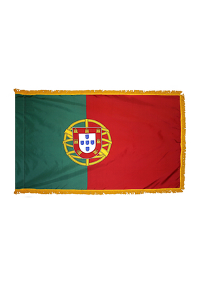 3x5 ft. Nylon Portugal Flag Pole Hem and Fringe