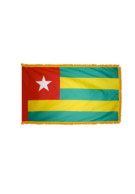 4x6 ft. Nylon Togo Flag Pole Hem and Fringe