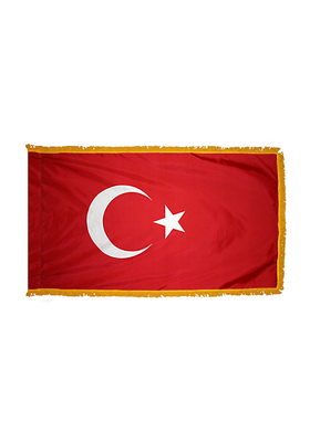 4x6 ft. Nylon Turkey Flag Pole Hem and Fringe