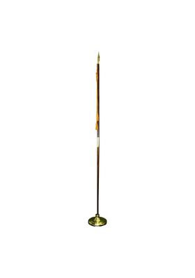 7 ft. Flag Pole Display Set, 8 lb base with ABS Spear Topper