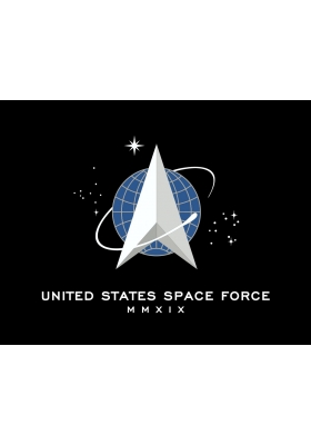 5x8 ft. Nylon Space Force Flag with Heading and Grommets