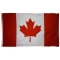 2x3 ft. Nylon Canada Flag Pole Hem Plain