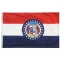 2x3 ft. Nylon Missouri Flag with Heading and Grommets