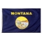 6x10 ft. Nylon Montana Flag with Heading and Grommets