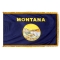 3x5 ft. Nylon Montana Flag Pole Hem and Fringe