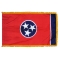3x5 ft. Nylon Tennessee Flag Pole Hem and Fringe