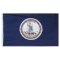 2x3 ft. Nylon Virginia Flag with Heading and Grommets