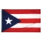 2x3 ft. Nylon Puerto Rico Flag with Heading and Grommets
