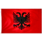 4x6 ft. Nylon Albania Flag Pole Hem Plain