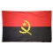 3x5 ft. Nylon Angola Flag with Pole Hem Plain