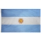 3x5 ft. Nylon Argentina Flag Pole Hem Plain