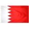 2x3 ft. Nylon Bahrain Flag Pole Hem Plain