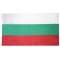 4x6 ft. Nylon Bulgaria Flag Pole Hem Plain