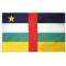 2x3 ft. Nylon Central African Republic Flag Pole Hem Plain