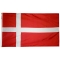 3x5 ft. Nylon Denmark Flag Pole Hem Plain