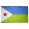 2x3 ft. Nylon Djibouti Flag with Heading and Grommets
