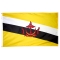 5x8 ft. Nylon Brunei Flag with Heading and Grommets