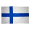 3x5 ft. Nylon Finland Flag Pole Hem Plain