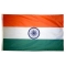 2x3 ft. Nylon India Flag Pole Hem Plain