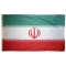 4x6 ft. Nylon Iran Flag Pole Hem Plain