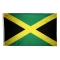 2x3 ft. Nylon Jamaica Flag with Heading and Grommets