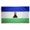 4x6 ft. Nylon Lesotho Flag Pole Hem Plain