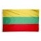 2x3 ft. Nylon Lithuania Flag Pole Hem Plain
