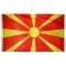 4x6 ft. Nylon Macedonia Flag Pole Hem Plain