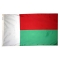 4x6 ft. Nylon Madagascar Flag Pole Hem Plain