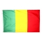 2x3 ft. Nylon Mali Flag Pole Hem Plain
