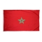 3x5 ft. Nylon Morocco Flag Pole Hem Plain