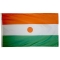 5x8 ft. Nylon Niger Flag with Heading and Grommets