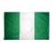 2x3 ft. Nylon Nigeria Flag Pole Hem Plain