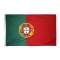 4x6 ft. Nylon Portugal Flag with Heading and Grommets