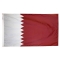 2x3 ft. Nylon Qatar Flag Pole Hem Plain