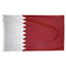 3x5 ft. Nylon Qatar Flag Pole Hem Plain