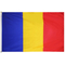 3x5 ft. Nylon Romania Flag Pole Hem Plain
