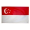 4x6 ft. Nylon Singapore Flag Pole Hem Plain