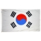 3x5 ft. Nylon Korea South Flag Pole Hem Plain
