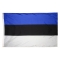 4x6 ft. Nylon Estonia Flag Pole Hem Plain