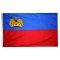 2x3 ft. Nylon Liechtenstein Flag with Heading and Grommets